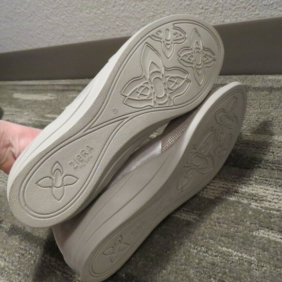 ZIERA Super Support Delta Silver Leaf Rose Comfort Orthotic Sandals Size US 12.5 - Picture 11 of 12